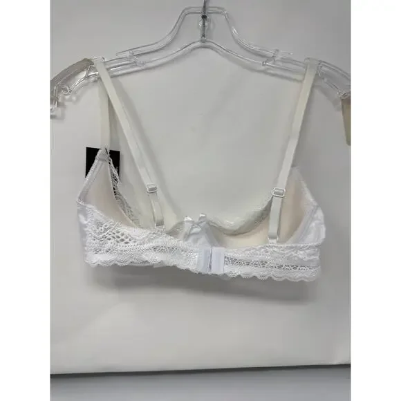 Brand New Frederick's of Hollywood Women's Size 34B White Cameron Bra - Picture 5 of 7